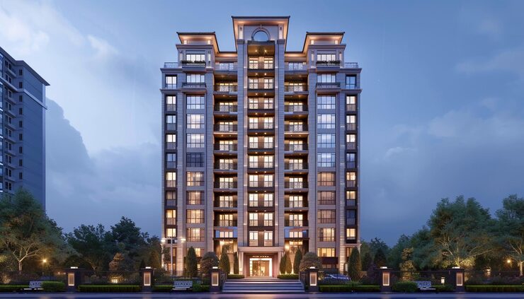 Trident Residences Delhi, 9 Link Road, near Khan Market, New Delhi, artist impression