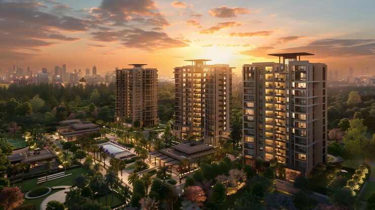 Trident Windsong Residences, Sector 4, Panchkula, Haryana, artist impression